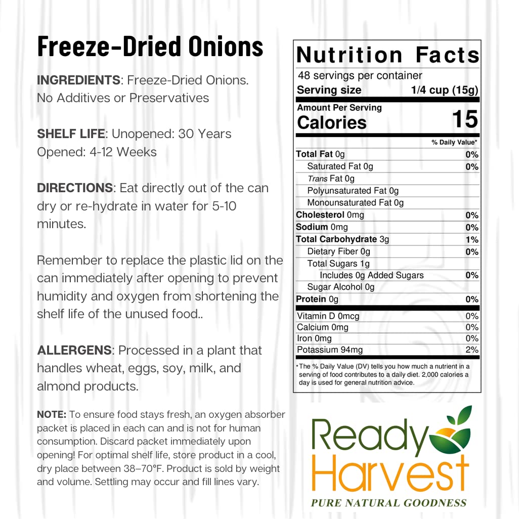 Onions Freeze Dried