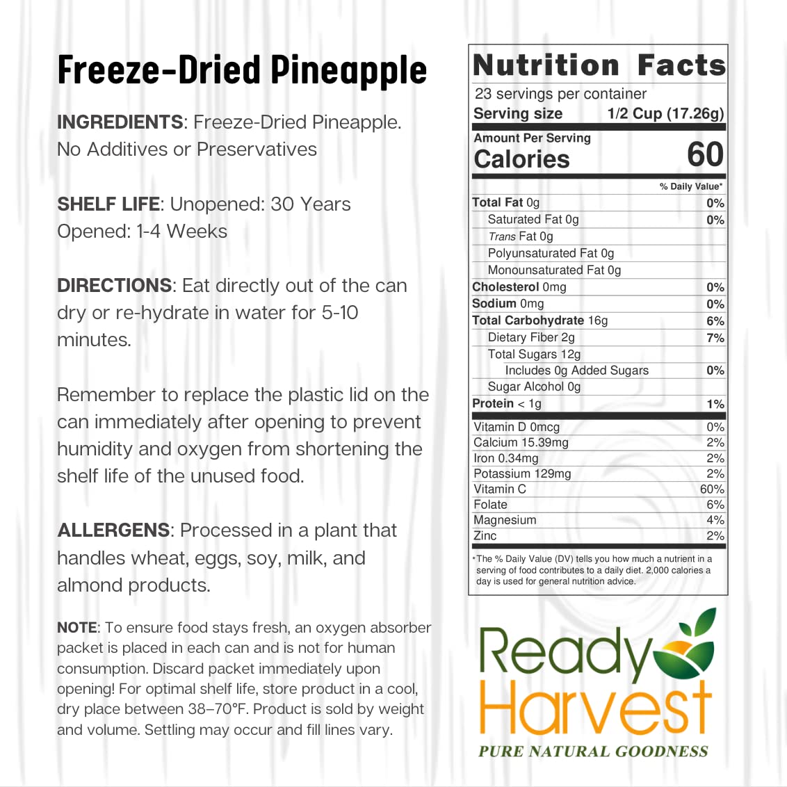 Pineapple Freeze-Dried