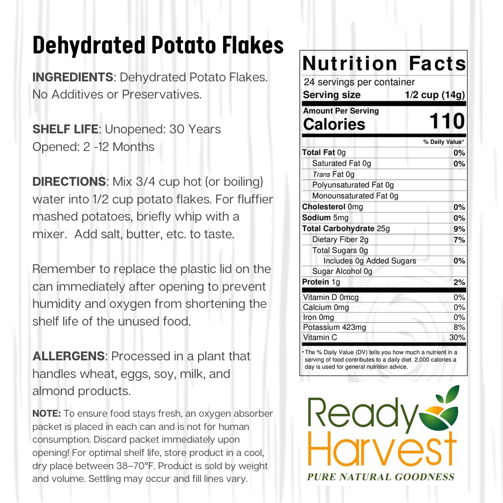 Potato Flakes Dehydrated