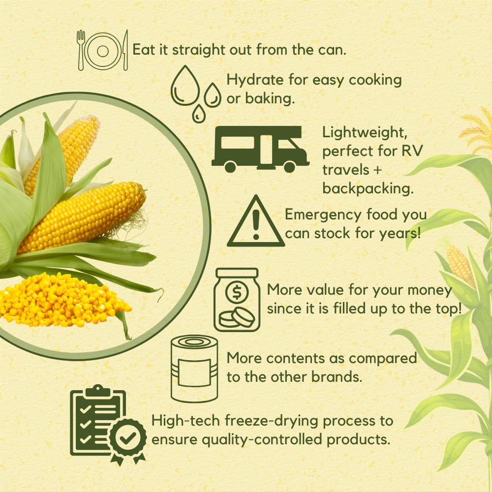 Sweet Corn Freeze Dried