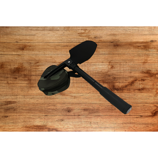 Compact Folding Survival Shovel