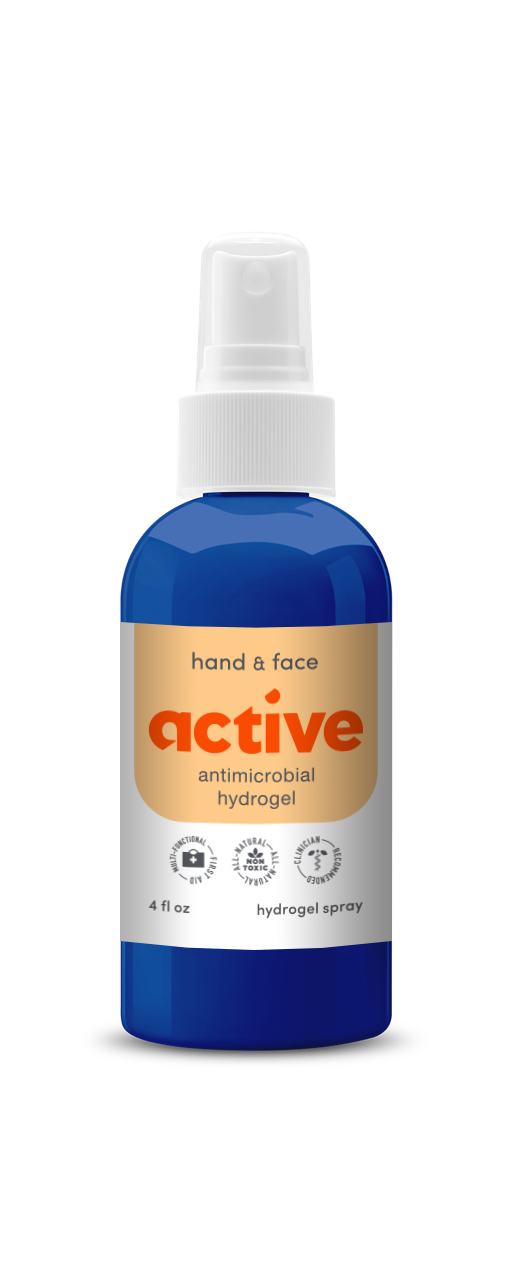 Active Hydrogel Hand and Face Spray
