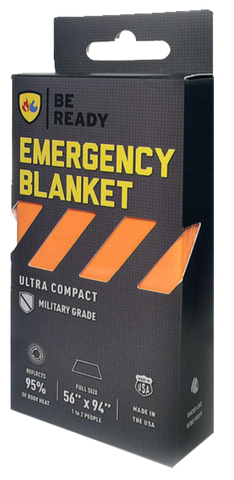 Be Ready Emergency Blankets Orange