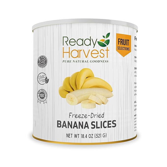 Banana Freeze Dried | Emergency Food Supply