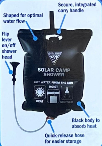 Solar Camp Shower 5 gal/19L