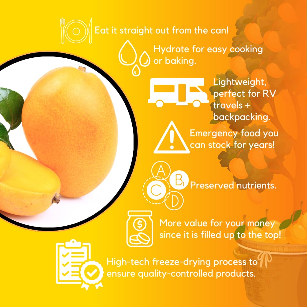 Mango Freeze-Dried Emergency Preparedness
