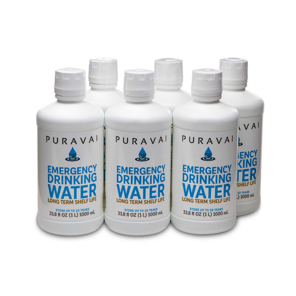 Puravai Emergency Drinking Water 6 pk