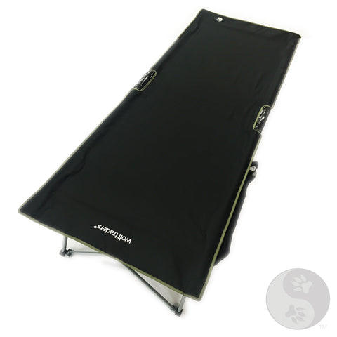 Turbocot Premium Deluxe Folding Hammock Style Cot, Black